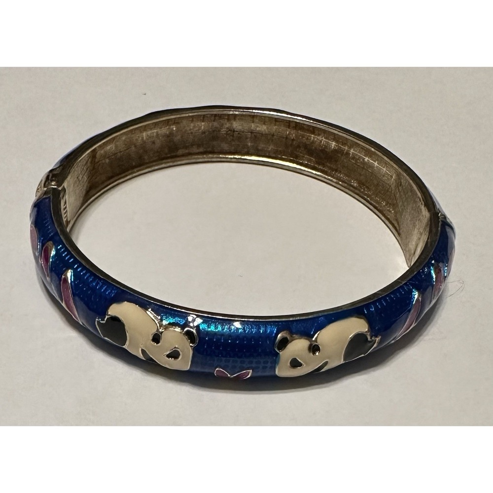 Chinese Panda Bangle Bracelet